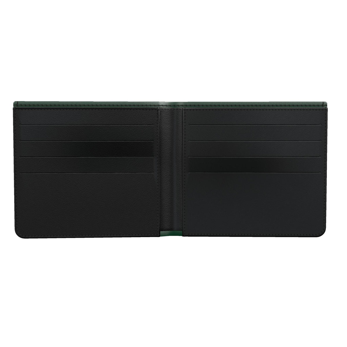 Union Jack Heart Smooth Leather Wallet | racing Green