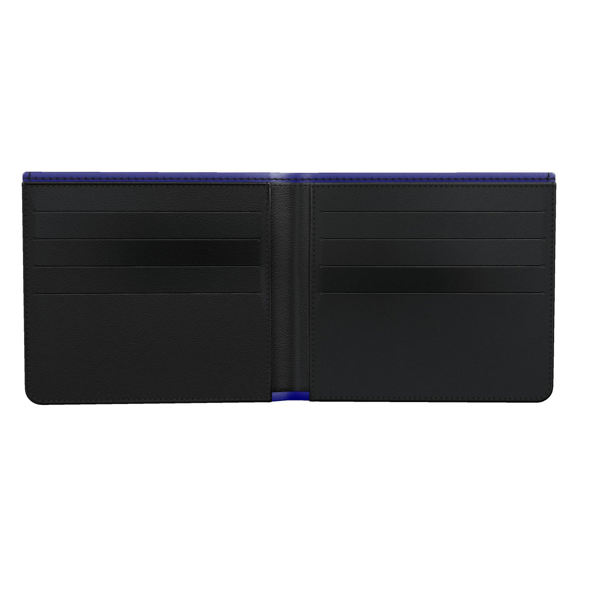 Blue & Mustard Union Jack Heart Leather Wallet