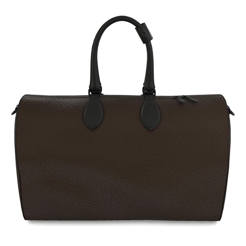 Abyssal Blackwood Leather Duffle Bag