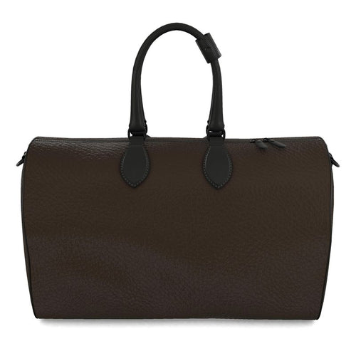 Abyssal Blackwood Leather Duffle Bag