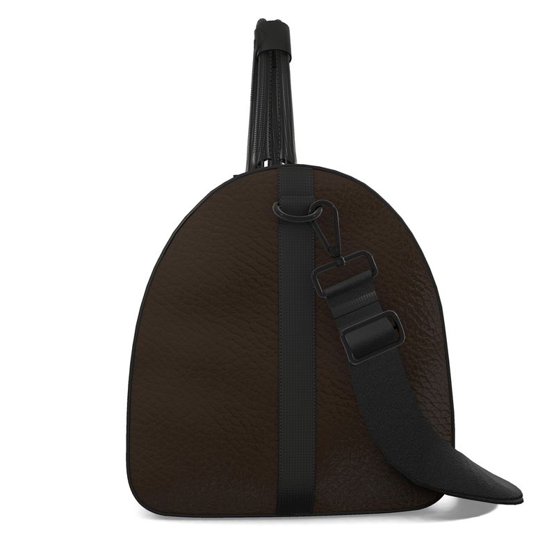 Abyssal Blackwood Leather Duffle Bag