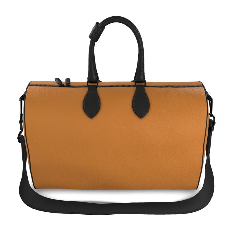 The Burnt Saffron Nappa Duffle