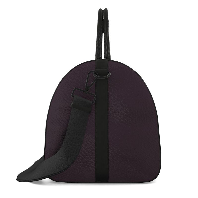 The Plum Noir Nappa Duffle