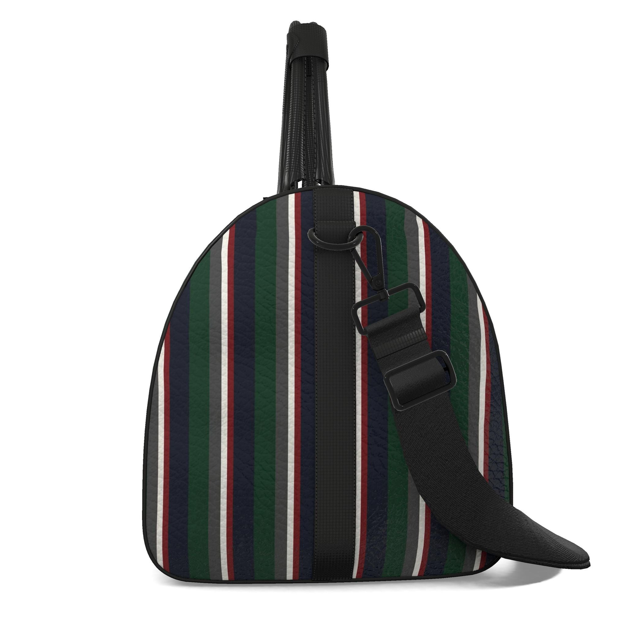 THE HERITAGE BARCODE LEATHER DUFFLE BAG