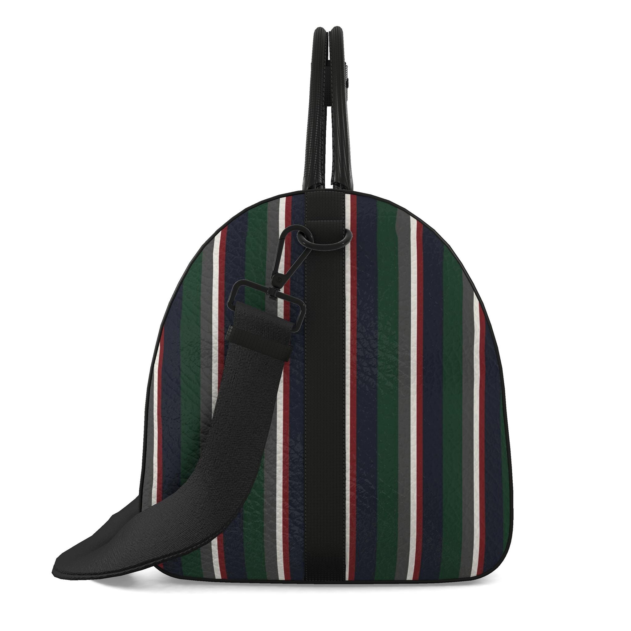 THE HERITAGE BARCODE LEATHER DUFFLE BAG
