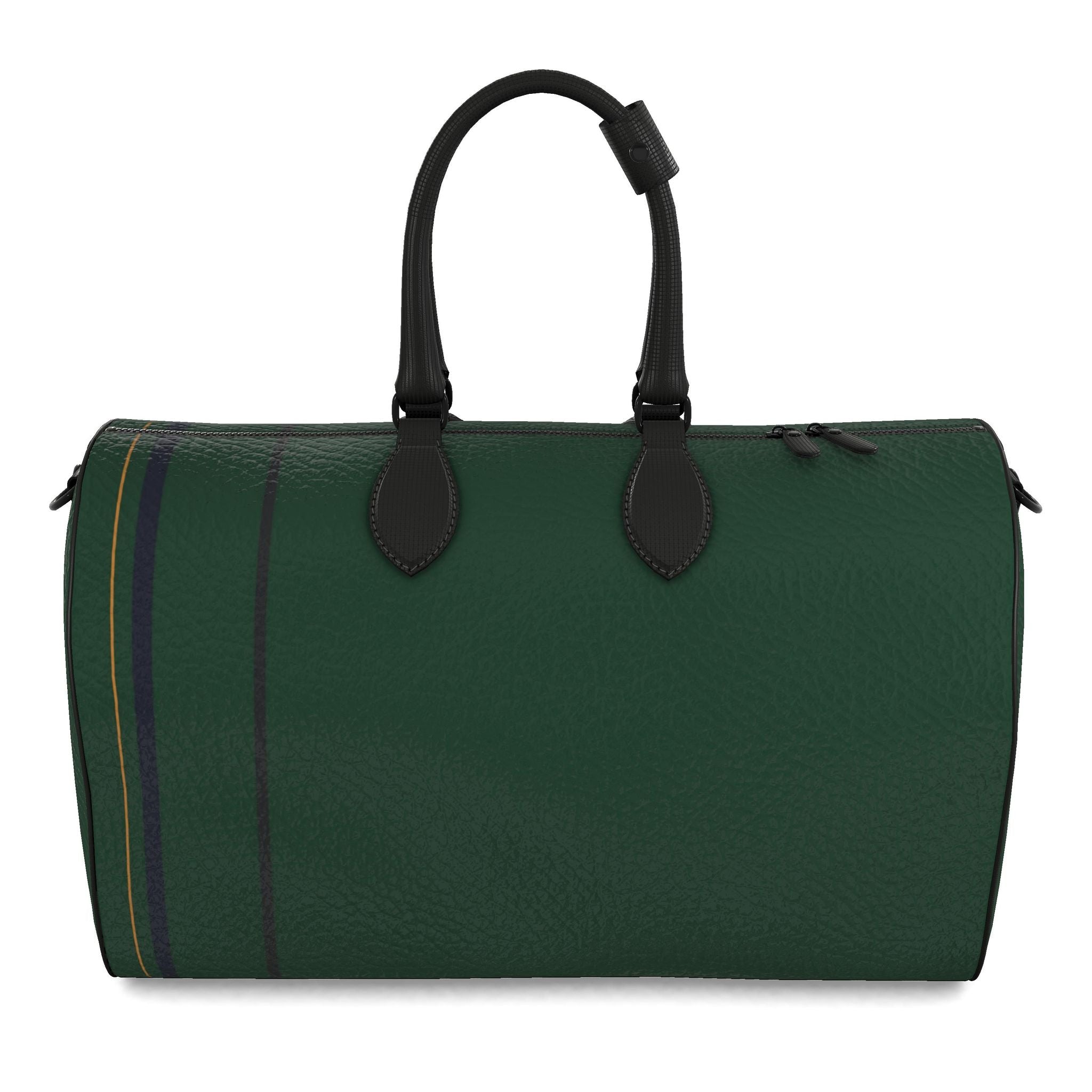 Racing Green Triad Leather Duffle Bag
