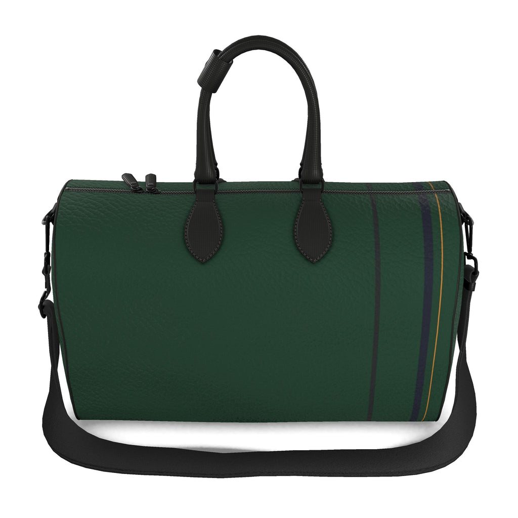 Racing Green Triad Leather Duffle Bag
