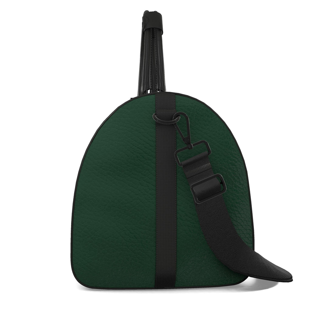 Racing Green Triad Leather Duffle Bag