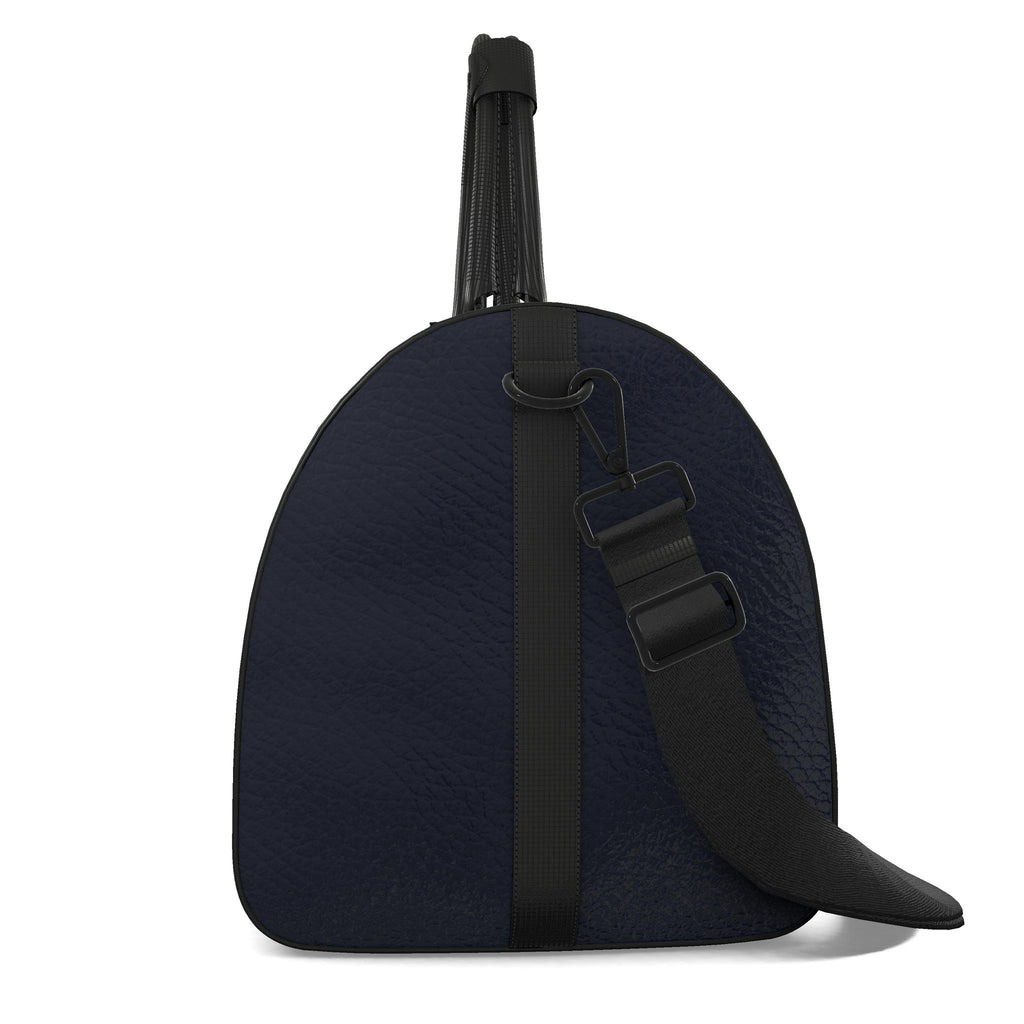 The Navy Triad Leather Duffle Bag