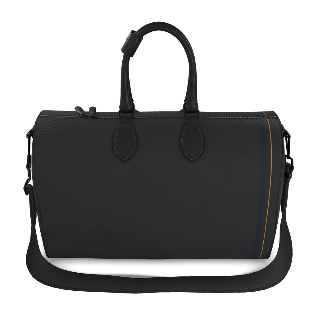 FORGED CHARCOAL Triad Leather Duffle Bag