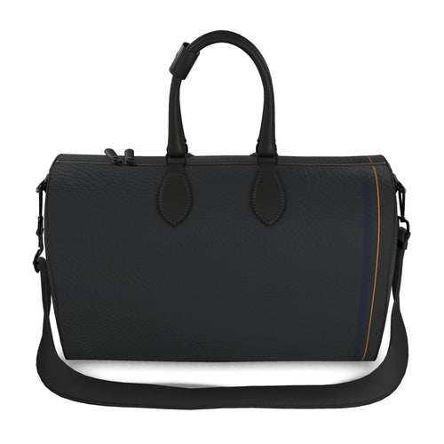 FORGED CHARCOAL Triad Leather Duffle Bag