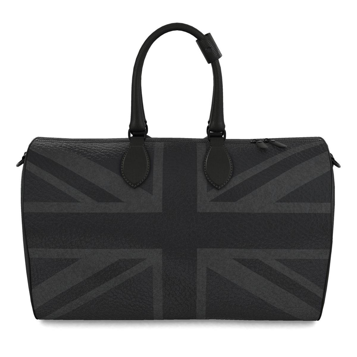 THE MIDNIGHT NAVY TRIAD LEATHER DUFFLE BAG
