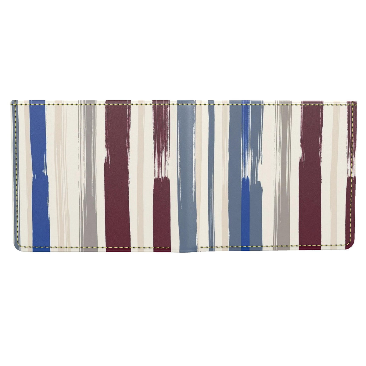 The Brushed Stripe Smooth Leather Wallet