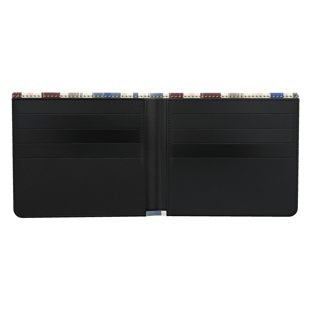 The Brushed Stripe Smooth Leather Wallet