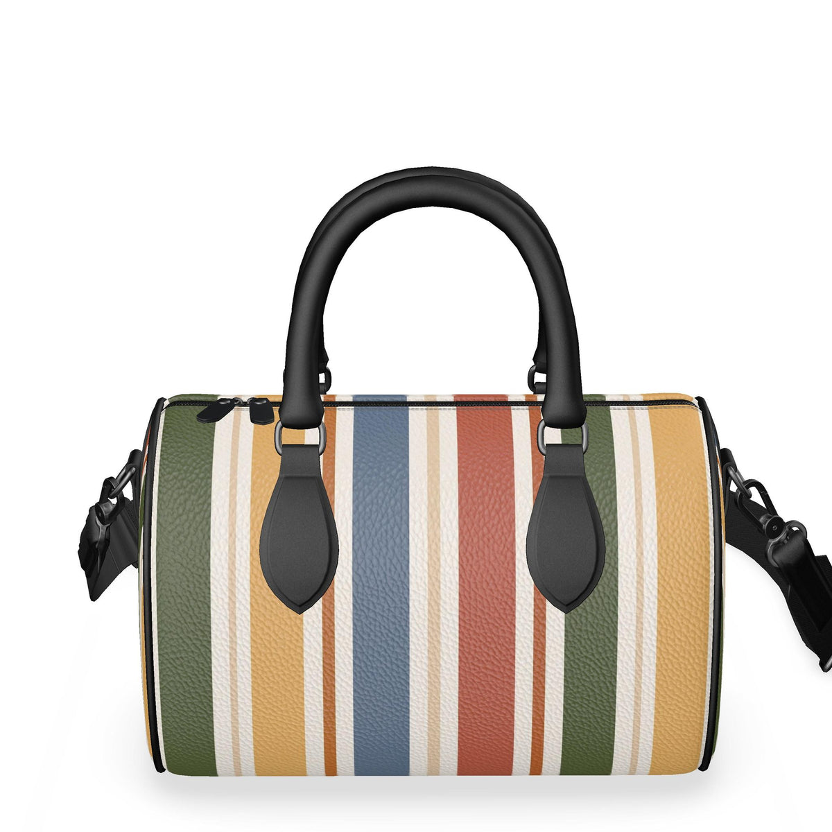 The Heritage Edition Stripe Mini Leather Duffle bag