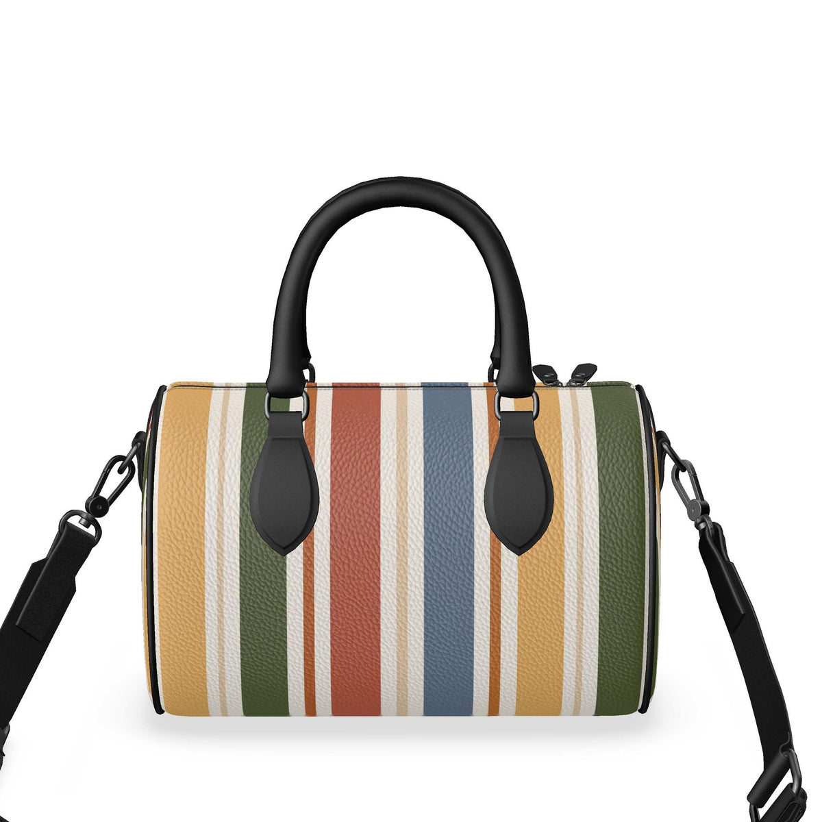 The Heritage Edition Stripe Mini Leather Duffle bag