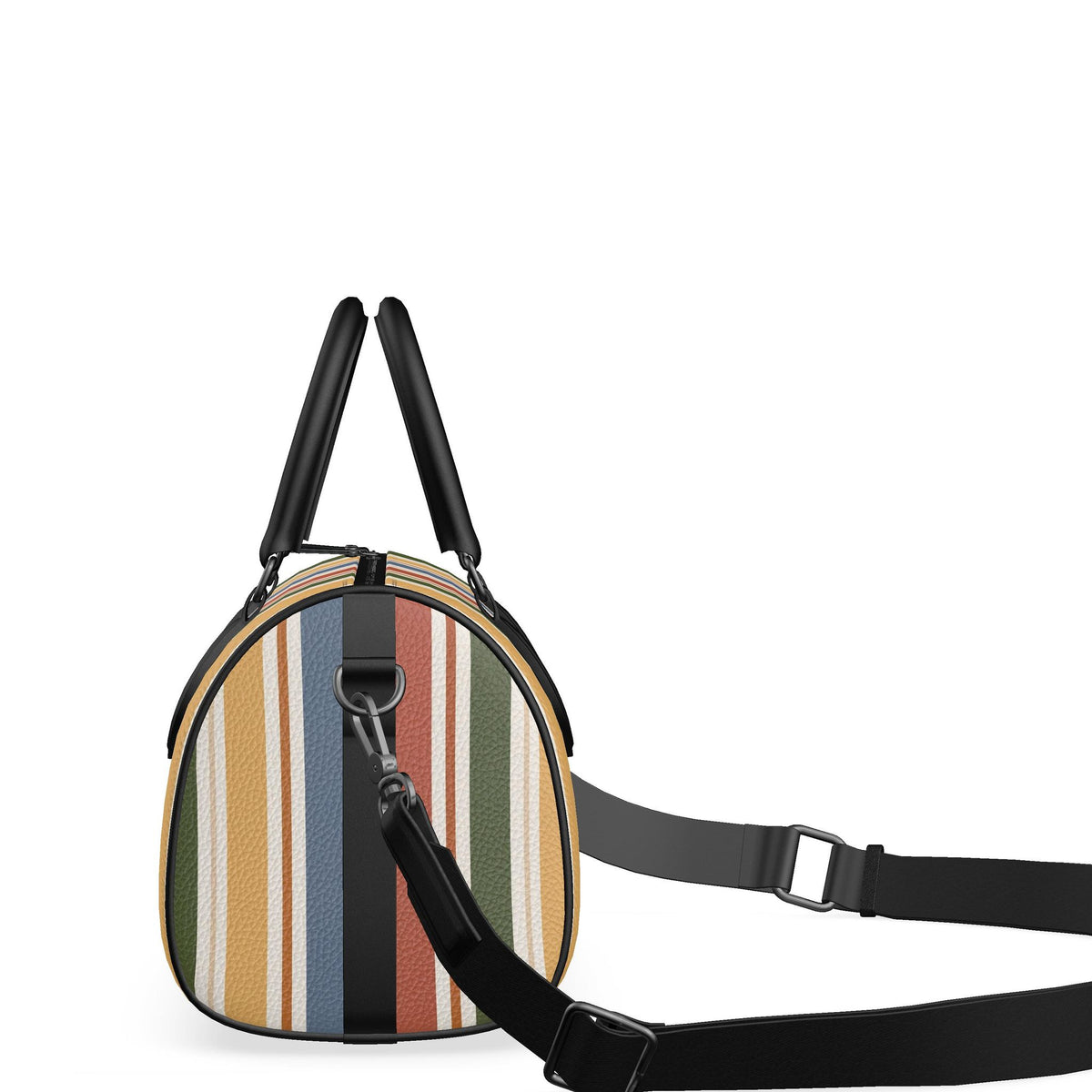 The Heritage Edition Stripe Mini Leather Duffle bag