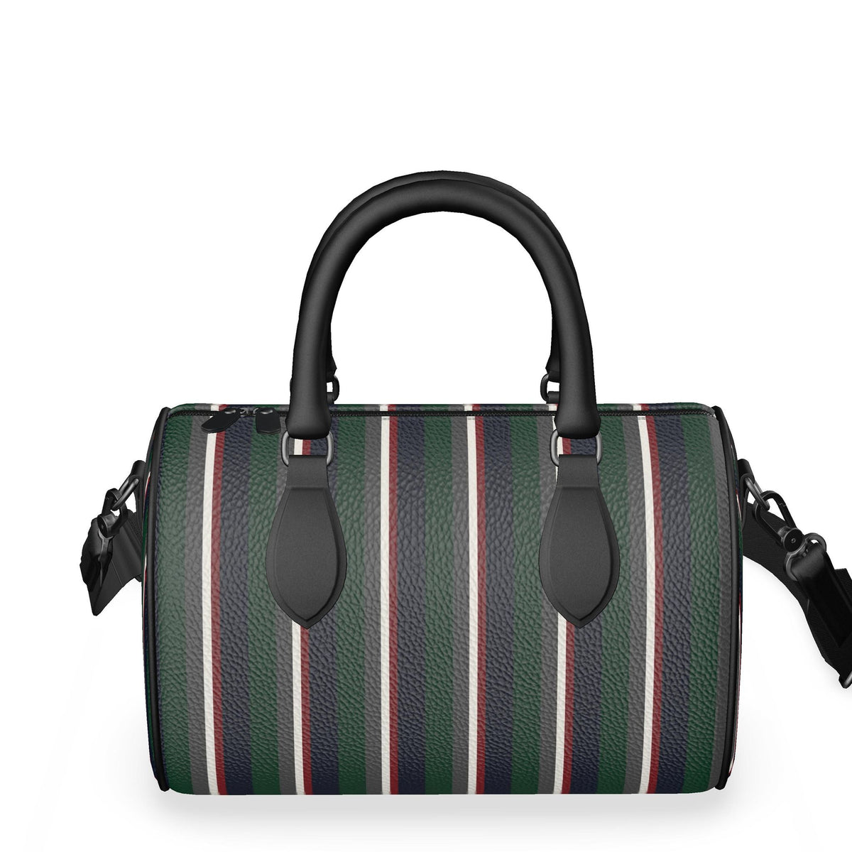 The Club Stripe Stripe Mini Leather Duffle bag