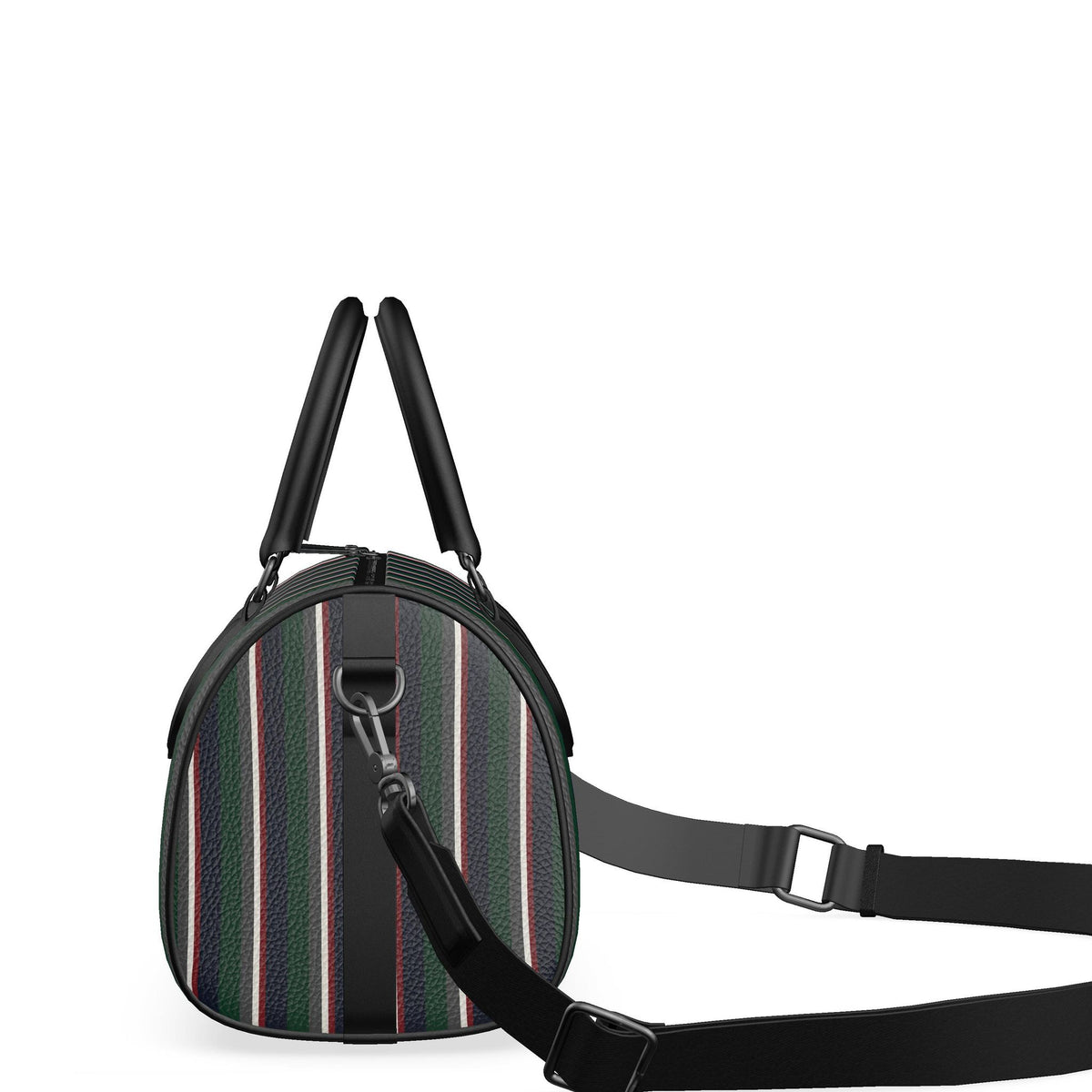 The Club Stripe Stripe Mini Leather Duffle bag