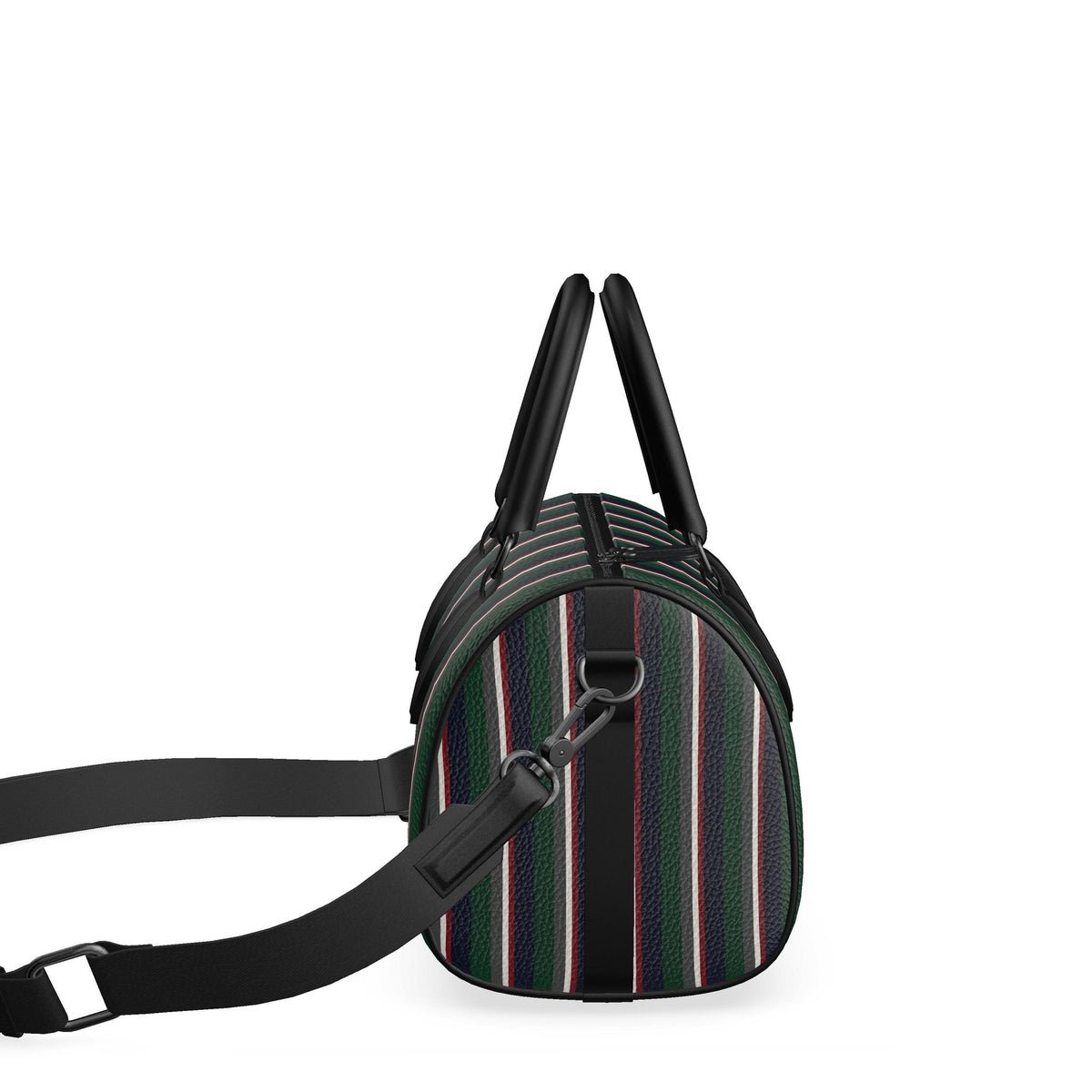 The Club Stripe Stripe Mini Leather Duffle bag