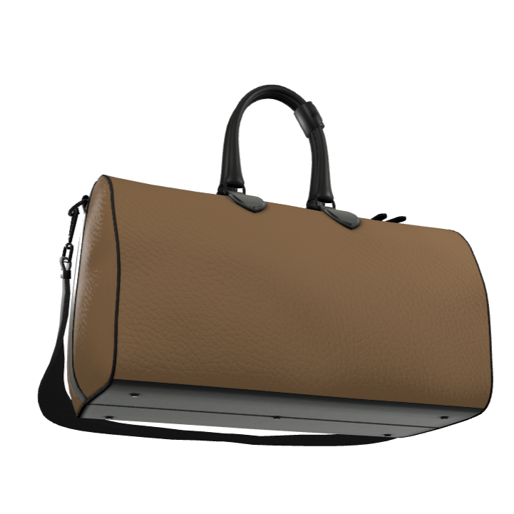 Coyote Ballistic Brown Leather Duffle Bag