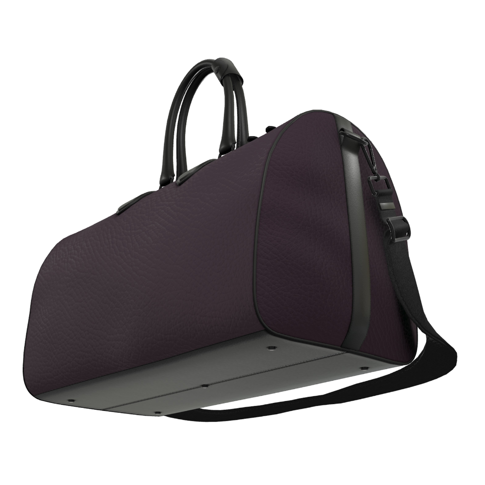 The Plum Noir Nappa Duffle