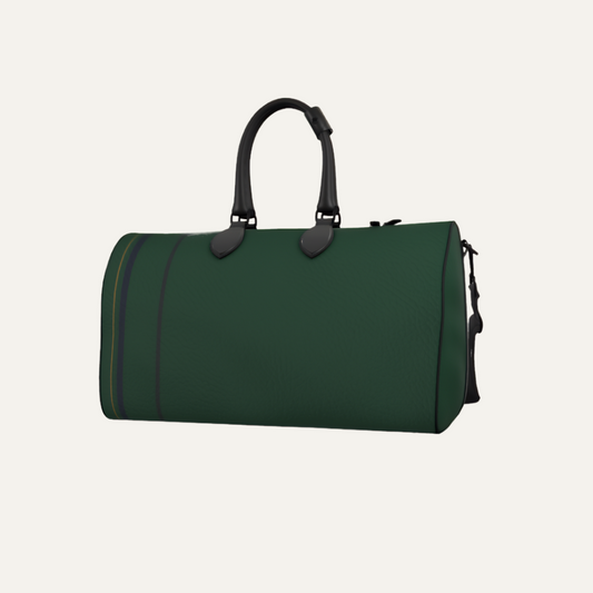Racing Green Triad Leather Duffle Bag