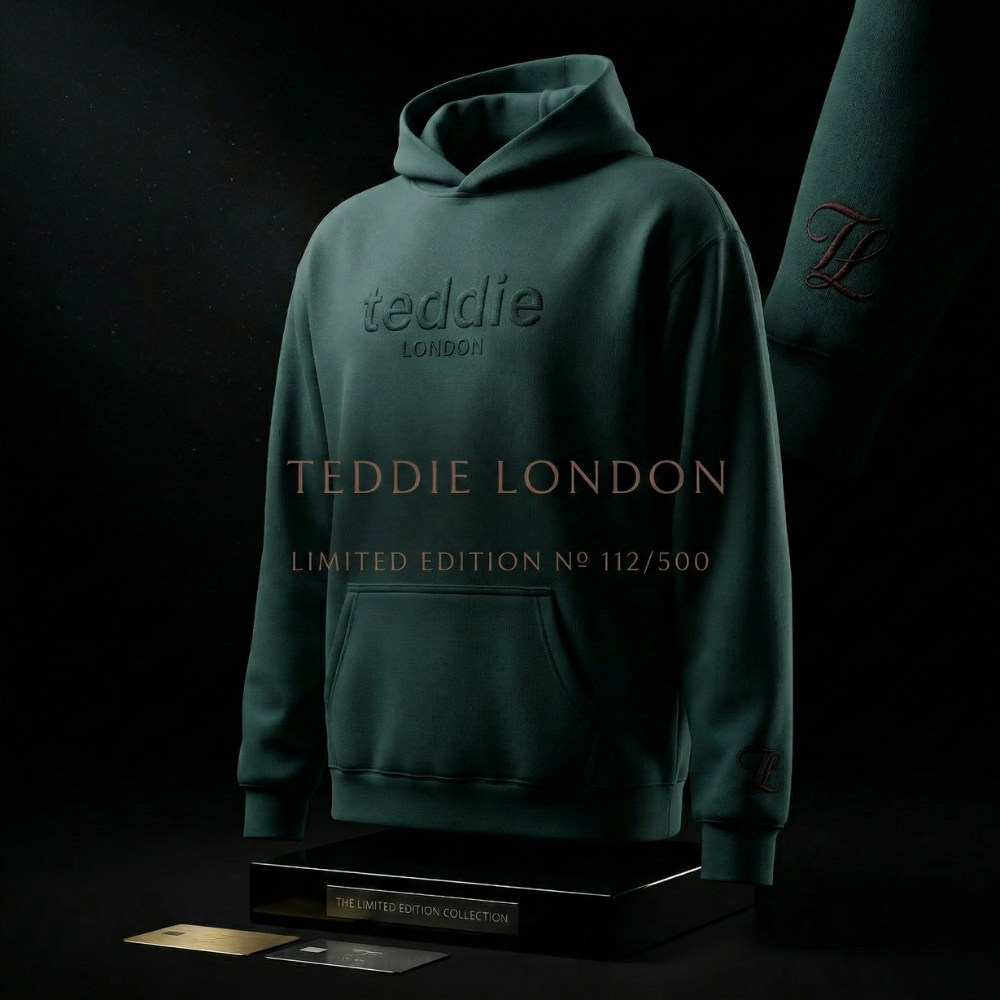 The Oversized Fleece Hoodie in Pine | 2026 Limited Edition