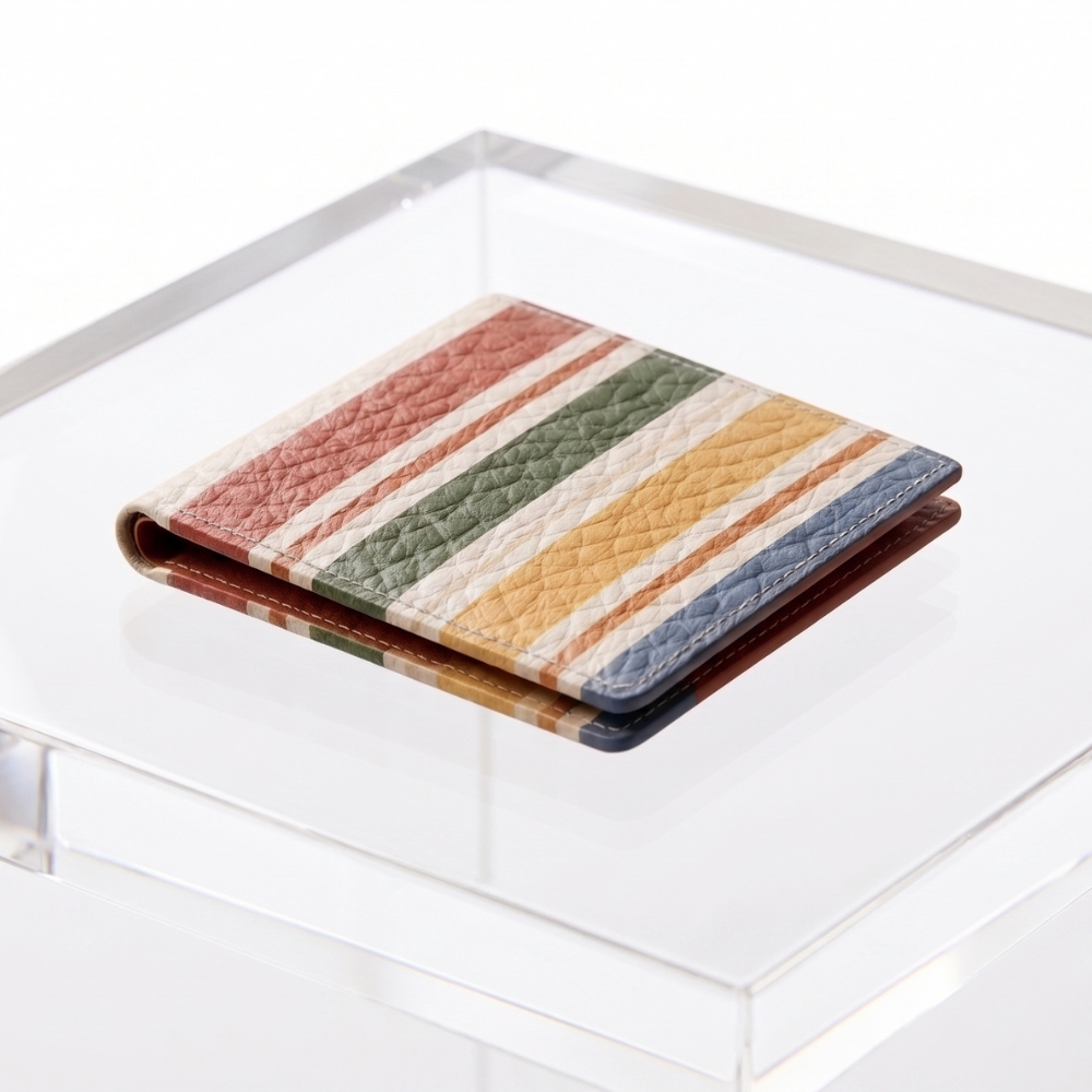 Striped Bifold Wallet - Heritage Edition