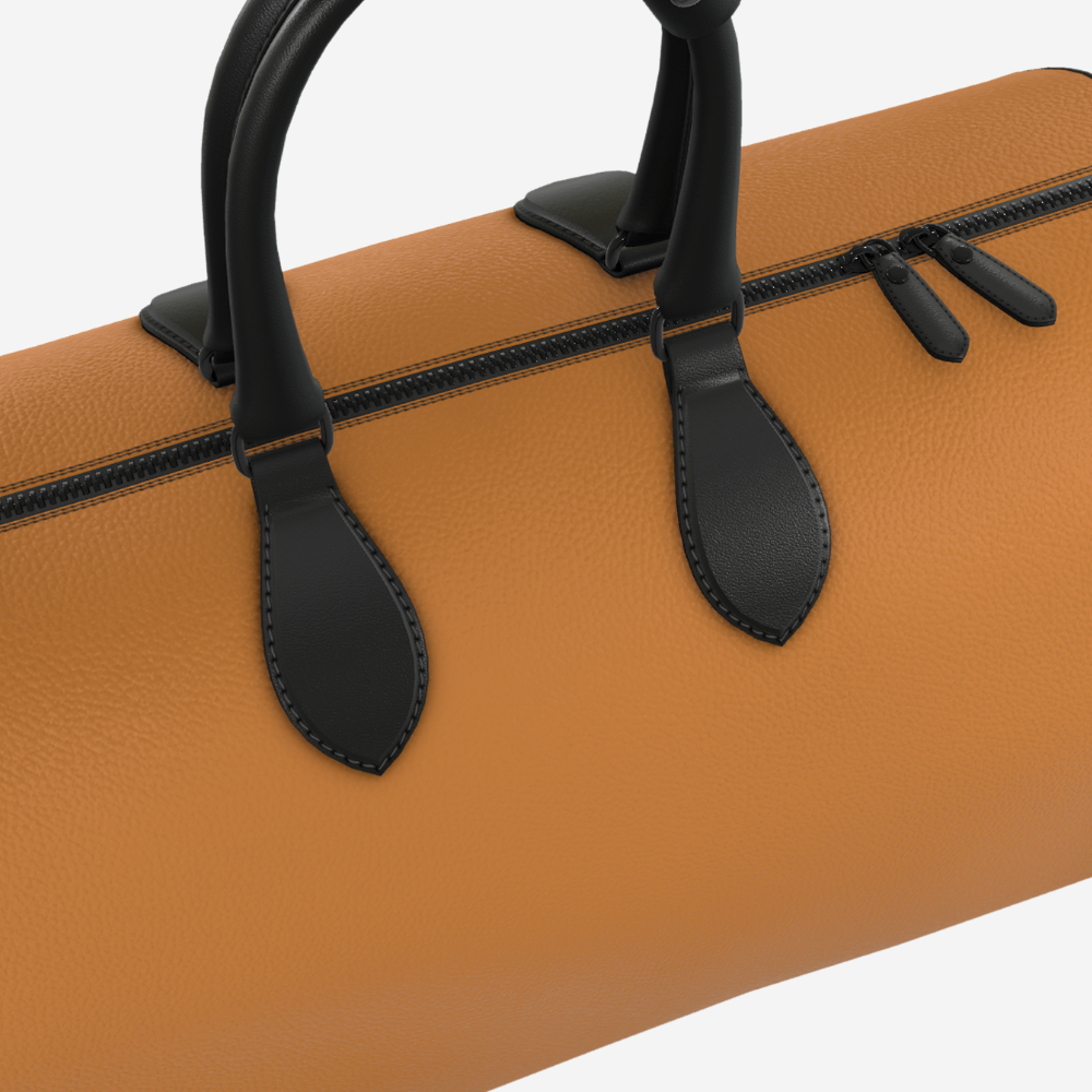 The Burnt Saffron Nappa Duffle