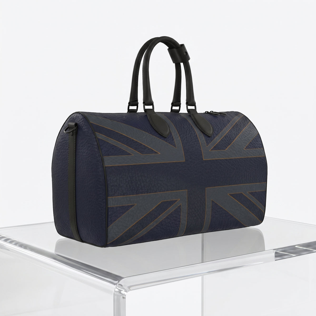 The Midnight Union Jack Leather Holdall