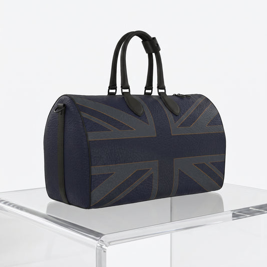 The Midnight Union Jack Leather Holdall