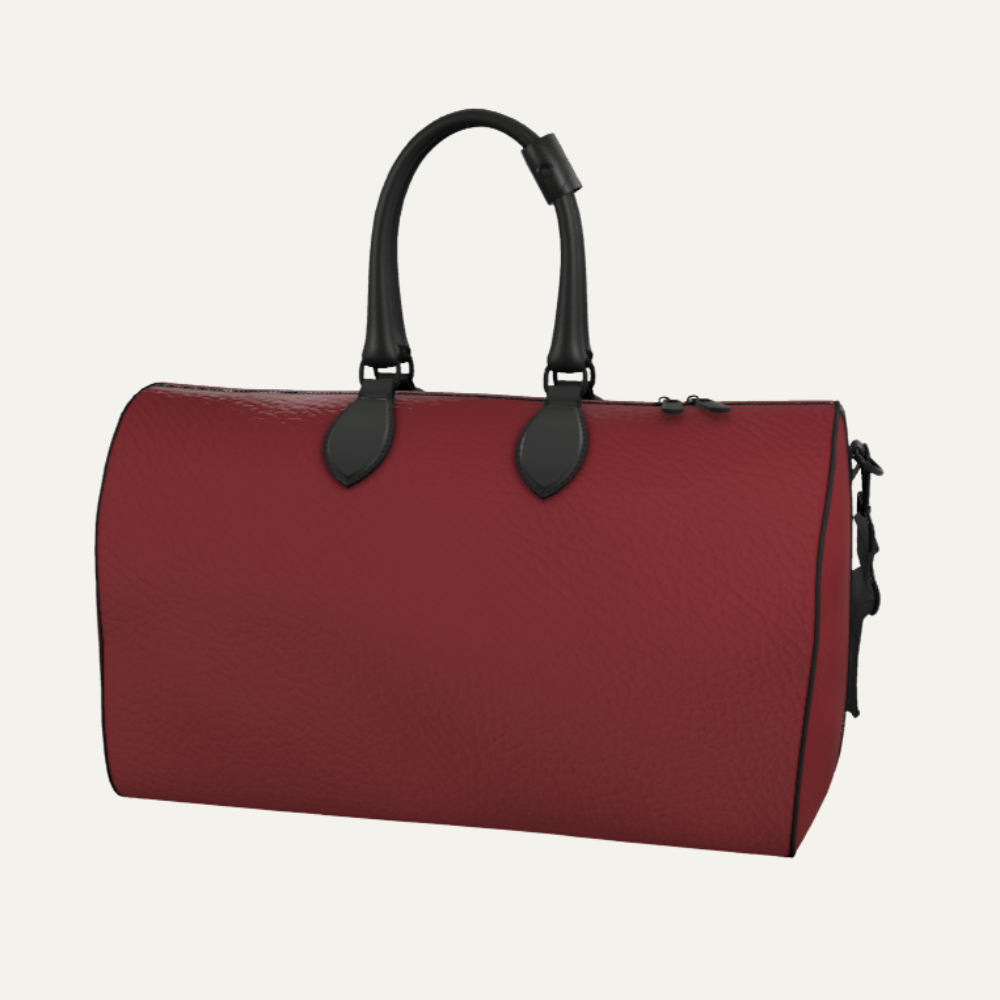 The Velocity Oxblood Nappa Duffle